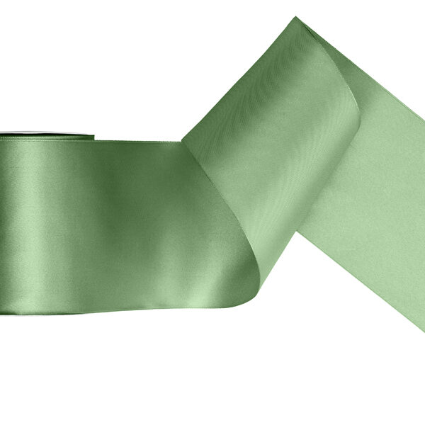 Tasiemka satynowa, szałwiowy, 100mm/25m