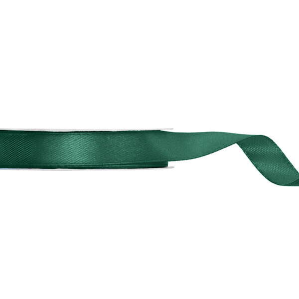 Tasiemka satynowa, butelkowa zieleń, 12mm/25m (1 szt. / 25 mb.)