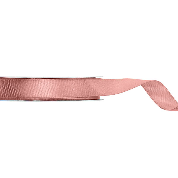 Tasiemka satynowa, brudny róż, 12mm/25m