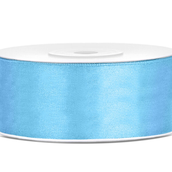 Tasiemka satynowa, błękit, 25mm/25m (1 szt. / 25 mb.)