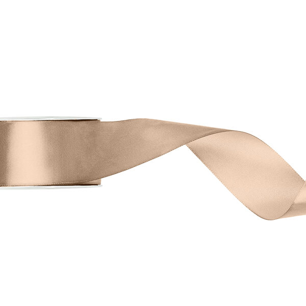 Tasiemka satynowa, brzoskwinia, 25mm/25m