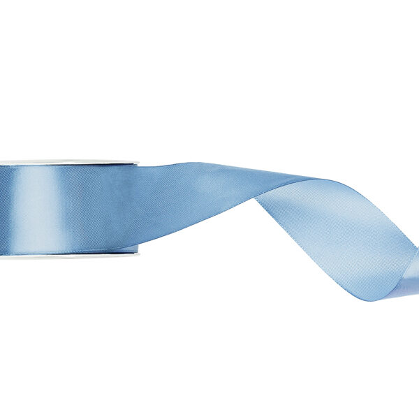 Tasiemka satynowa, mglisty nieb., 25mm/25m