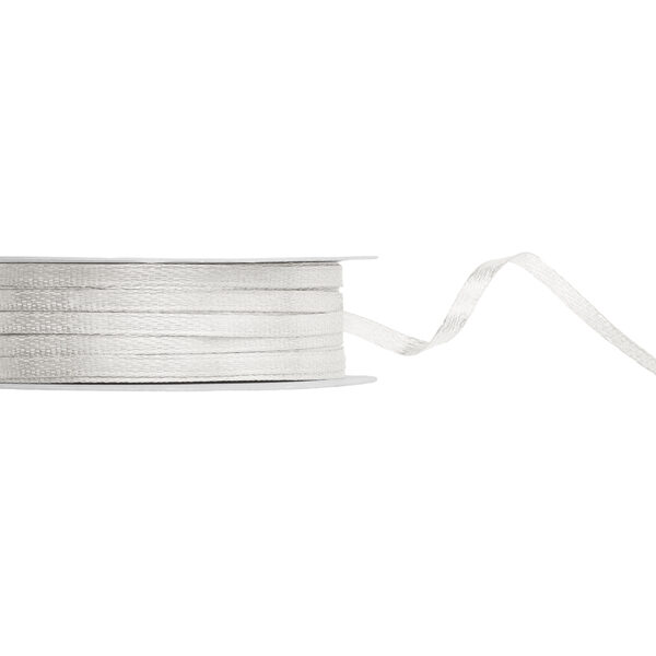 Tasiemka satynowa, j. kremowy, 3mm/50m