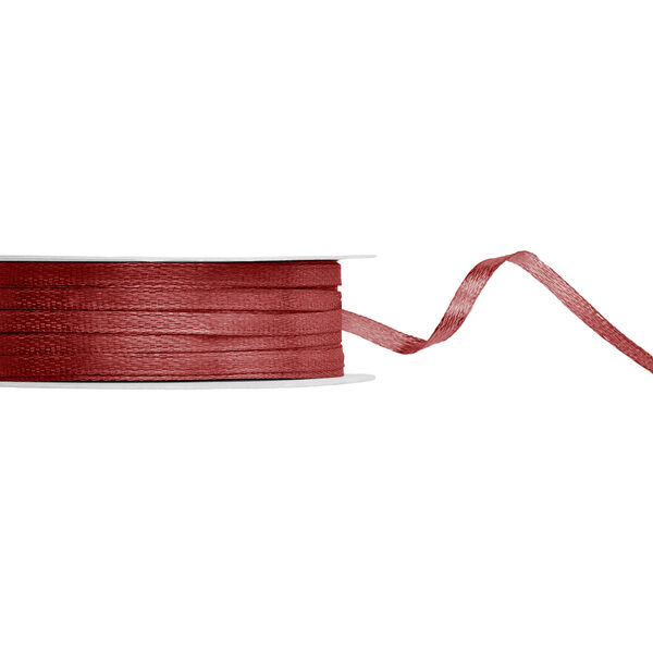 Tasiemka satynowa, bordo, 3mm/50m