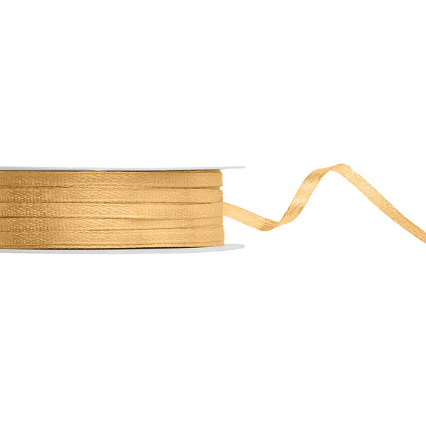 Tasiemka satynowa, jasny miodowy, 3mm/50m