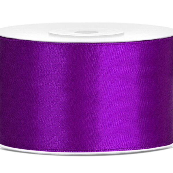 Tasiemka satynowa, purpura, 38mm/25m