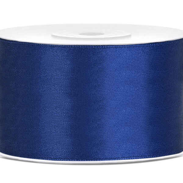 Tasiemka satynowa, granat, 38mm/25m