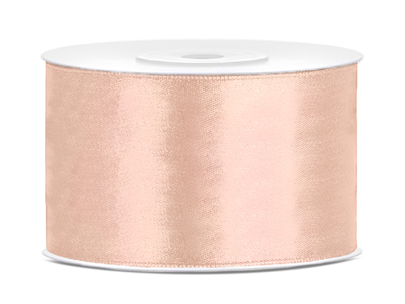 Tasiemka satynowa, j.brzoskwinia, 38mm/25m