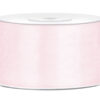 Tasiemka satynowa, j.pudrowy róż, 38mm/25m