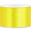 Tasiemka satynowa, żółty, 38mm/25m