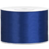 Tasiemka satynowa, granat, 50mm/25m