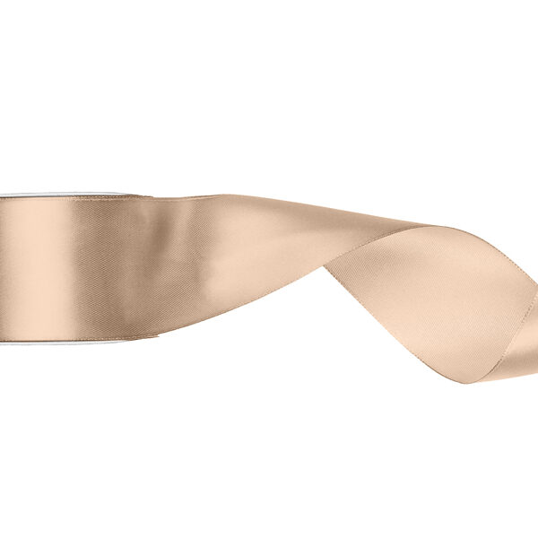 Tasiemka satynowa, brzoskwinia, 50mm/25m