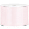 Tasiemka satynowa, j.pudrowy róż, 50mm/25m