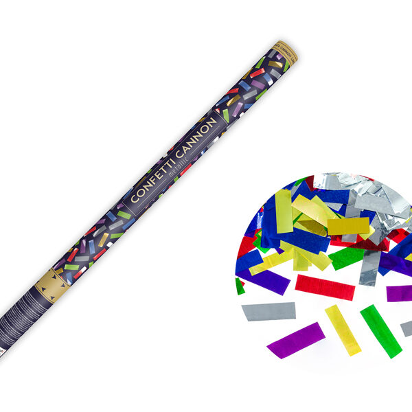 Tuba z konfetti, mix, 80cm