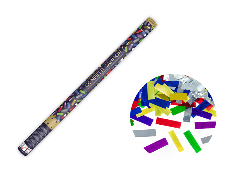 Tuba z konfetti, mix, 80cm