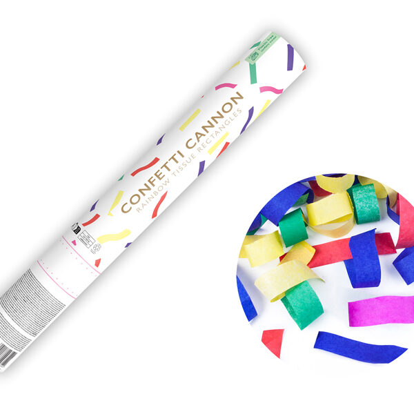 Tuba z konfetti, mix, 40cm