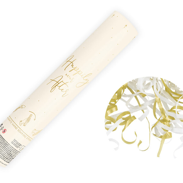 Tuba z serpentynami, mix, 25 cm