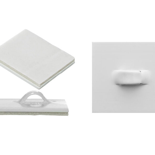 Uchwyty samoprzylepne z oczkiem, udźw. 0,5kg (1 op. / 100 szt.)