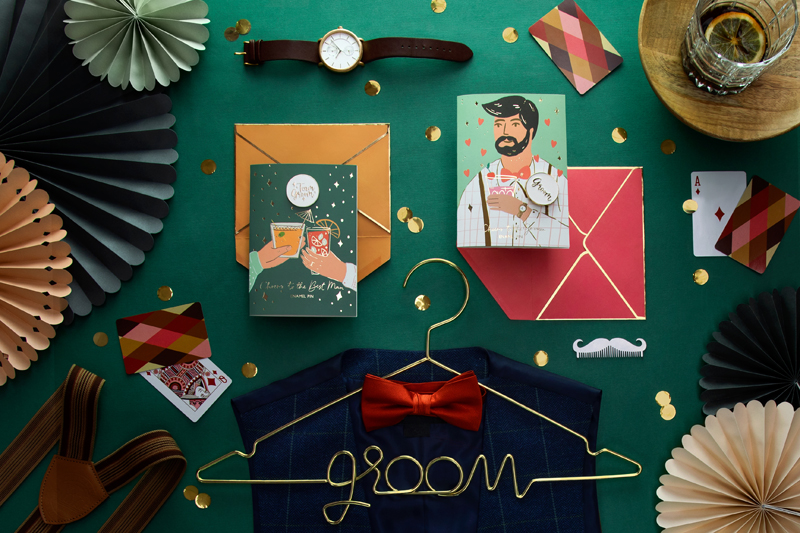 Metalowy wieszak Groom, złoty, 45x27cm - obrazek 4