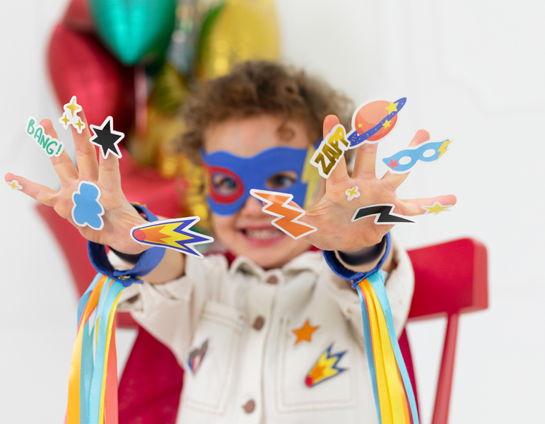 Strój Superbohatera, mix (1 op. / 1 szt.) - obrazek 6