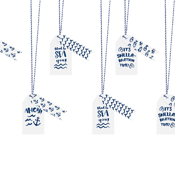 Zawieszki do prezentów Ahoy