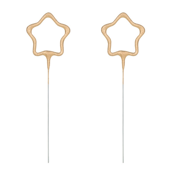 Zimne ognie Gwiazdki, złoty, 16.5cm (1 op. / 2 szt.)